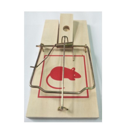 TRAPPOLA P/TOPI BASE LEGNO 17,5X8,3X1 CM