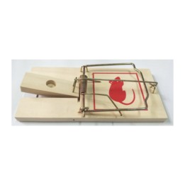 TRAPPOLA P/TOPI BASE LEGNO 10,0X4,5X0,6 CM