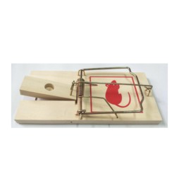 TRAPPOLA P/TOPI BASE LEGNO 10,0X4,5X0,6 CM