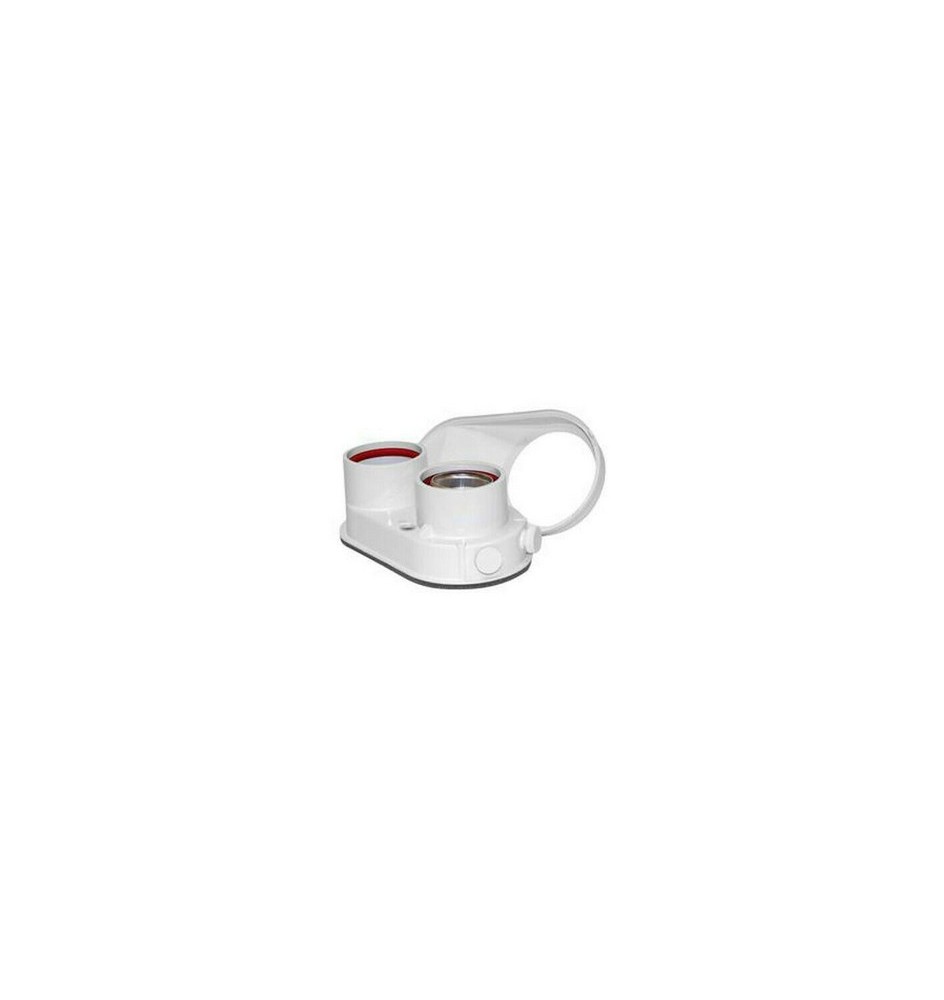 SDOPPIATORE CON PRESA ANALISI FUMI 80/80 PER SCALDABAGNO OPALIA F 80/80