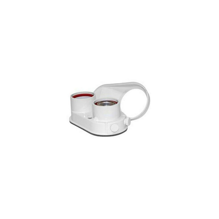 SDOPPIATORE CON PRESA ANALISI FUMI 80/80 PER SCALDABAGNO OPALIA F 80/80