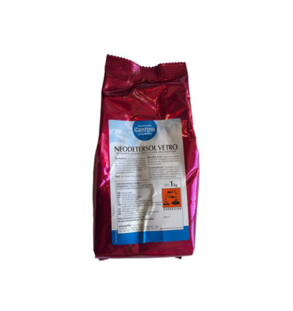 DETERGENTE P/RECIPIENTI IN VETRO NEODETERSOL 1 KG
