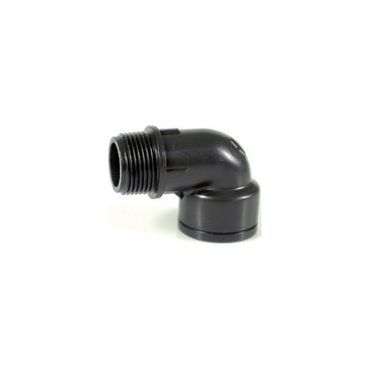 RACCORDO POLIPROP GOMITO 90 MAS/FEM 1/2