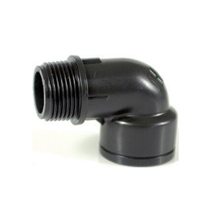 RACCORDO POLIPROP GOMITO 90 MAS/FEM 1