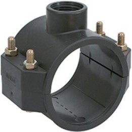 RACCORDO POLIPROP PRESA A STAFFA D 25MMX1/2 FEM