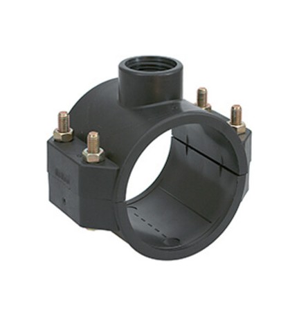 RACCORDO POLIPROP PRESA A STAFFA D 25MMX1/2 FEM