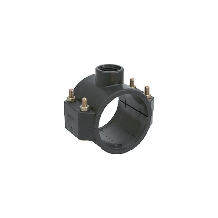 RACCORDO POLIPROP PRESA A STAFFA D 25MMX1/2 FEM
