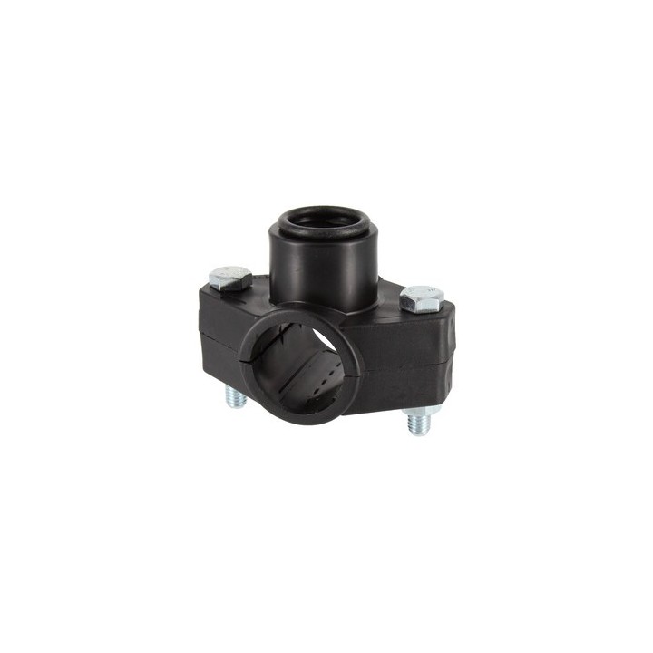 RACCORDO POLIPROP PRESA A STAFFA D 32MMX1/2 FEM