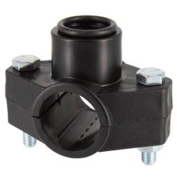 RACCORDO POLIPROP PRESA A STAFFA D 40MMX3/4 FEM