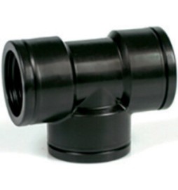 RACCORDO POLIPROP TEE A 90 FEMMINA 1/2