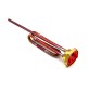 RESISTENZA CURVA CON TAPPO ESAGONALE W 1200 - L. 275 mm 220-240V