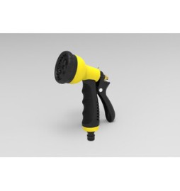 C PISTOLA REGOLABILE IN METALLO 8 GETTI