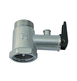 VALVOLA SCALDABAGNO NORMALE CON LEVA SCARICO 3/4