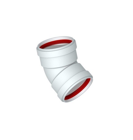 CURVA 45° FF DN 80 (SDOPPIATO) -