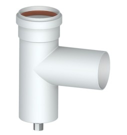 RACCORDO A TEE 90° CON TAPPO CONVOGLIATORE CONDENSA Diam. 80