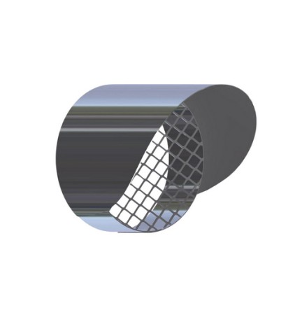 GRIGLIA DI AEREAZIONE CON CAPPELLO PARAPIOGGIA IN ACCIAIO Diam. 60