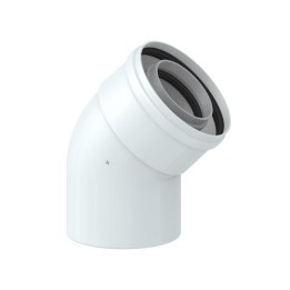 CURVA 45° DN 60/100 (COASSIALE) -