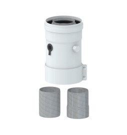 PARTENZA VERTICALE 60/100 (COASSIALE) Con prese analisi fumi