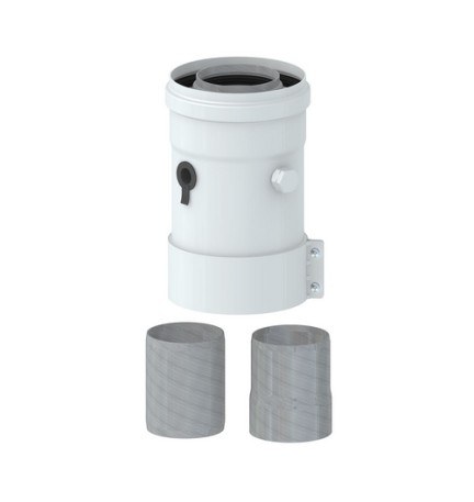 PARTENZA VERTICALE 60/100 (COASSIALE) Con prese analisi fumi