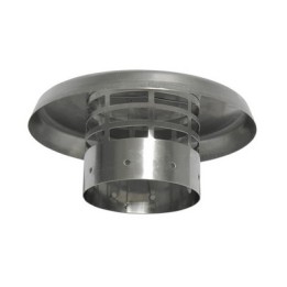 CAPPELLO IN ACCIAIO INOX LUCIDO DIAM.80 Diam.80