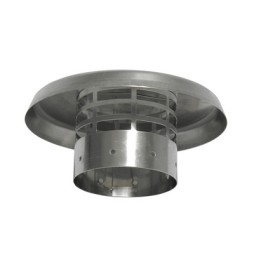 CAPPELLO IN ACCIAIO INOX LUCIDO DIAM.80 Diam.80