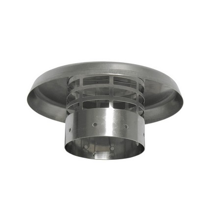 CAPPELLO IN ACCIAIO INOX LUCIDO DIAM.80 Diam.80