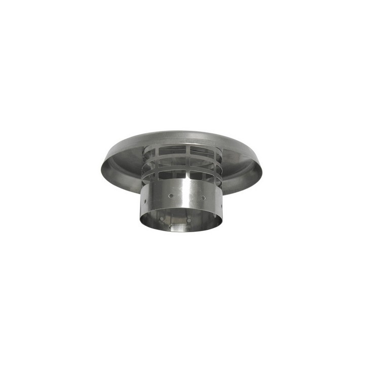 CAPPELLO IN ACCIAIO INOX LUCIDO DIAM.80 Diam.80