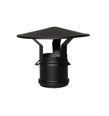 TERMINALE IN ACCIAIO VERNICIATO PELLET Diam. 130