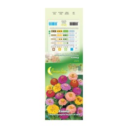 SEMI GARDEN ZINNIA LILLIPUT