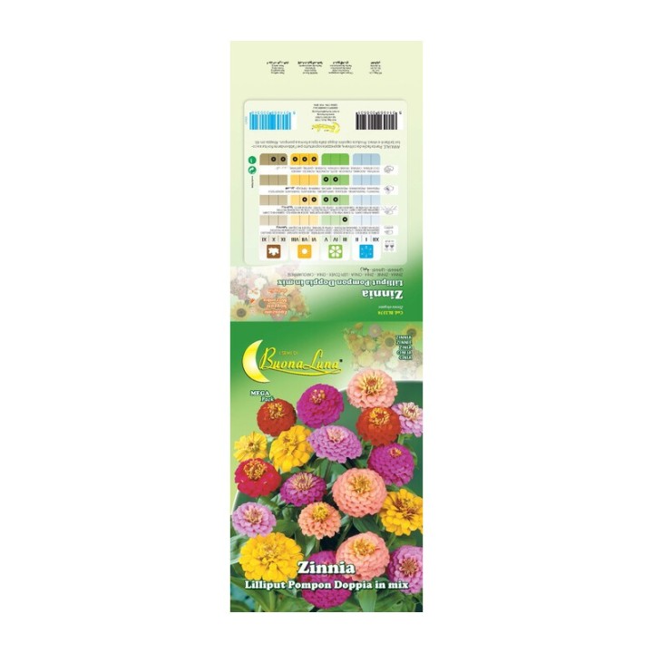 SEMI GARDEN ZINNIA LILLIPUT