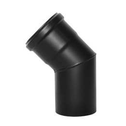 CURVA A 45° PELLET SMALTATO Diam. 80