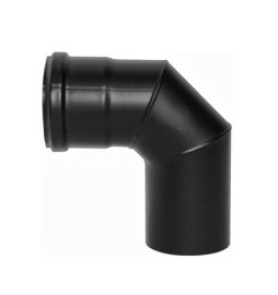 CURVA A 90° SMALTATO PELLET Diam. 80