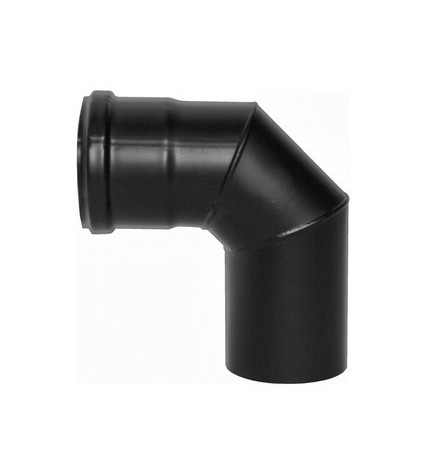 CURVA A 90° SMALTATO PELLET Diam. 80