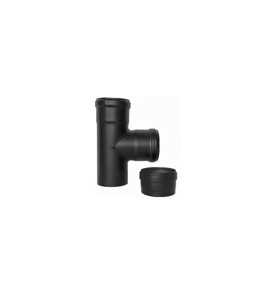 RACCORDO A T 90° FFM PELLET SMALTATO Diam. 80