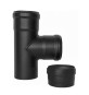 RACCORDO A T 90° FFM PELLET SMALTATO Diam. 100