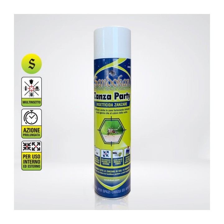 INSETTICIDA ZANZA PARTY 600ML