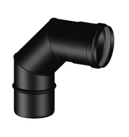 CURVA 90° MF PELLET SMALTATO Diam. 100