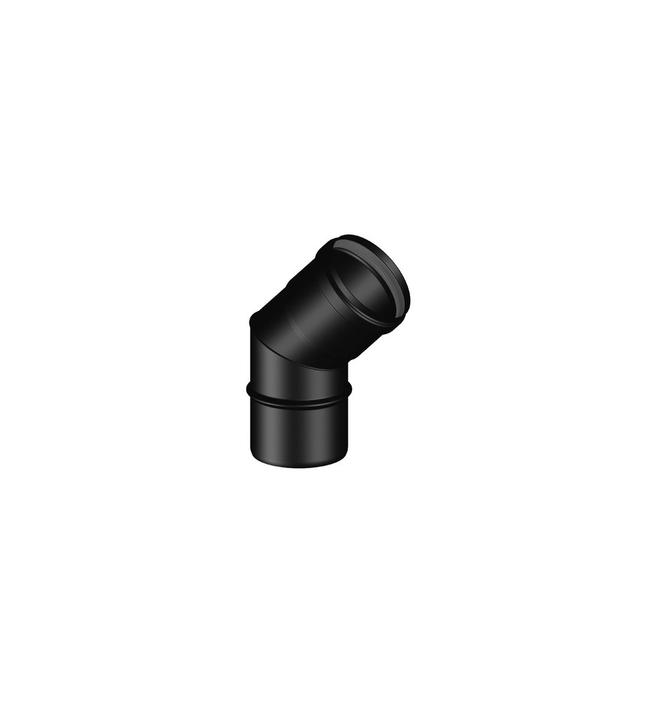 CURVA 45° MF PELLET SMALTATO Diam. 80