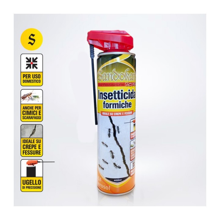 INSETTICIDA FORMICHE E STRISCIANTI 400ML