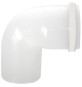 CURVA MONO-PARETE IN PPs 90° - LINEA CONDENSAZIONE Diam. 60