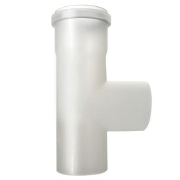 RACCORDO MONO-PARETE A TEE IN PPs LINEA CONDENSAZIONE Diam. 80