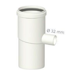 SEPARATORE DI CONDENSA CON VITE ANALISI FUMI IN PPs Diam. 80