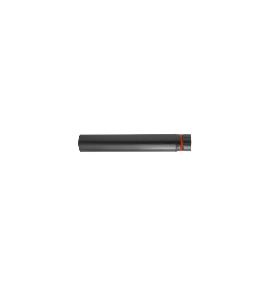TUBO ECO-PELLET H. 500 MM SMALTATO NERO Diam. 100