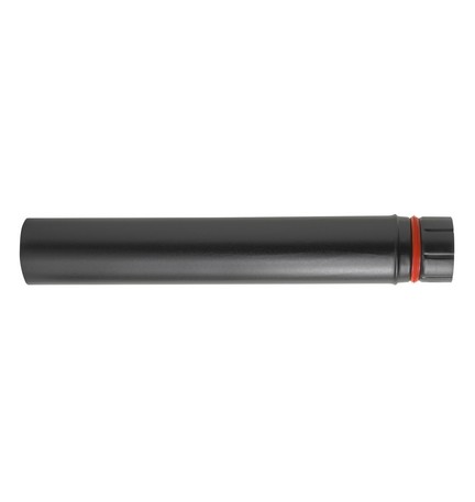 TUBO ECO-PELLET H. 500 MM SMALTATO NERO Diam. 100