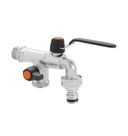 RUBINETTO 1/2 C/DEVIATORE METAL-JET 9625