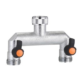 PRESA A DUE VIE 3/4 REGOLABILI METAL-JET 9601