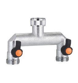 PRESA A DUE VIE 3/4 REGOLABILI METAL-JET 9601