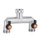 PRESA A DUE VIE 3/4 REGOLABILI METAL-JET 9601