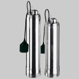 ELETTROPOMPA SOMMERSA MONOBLOCCO 5" INOX IDROGO CON GALLEGGIANTE - M 80/15 A HP 1,5
