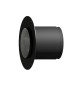 ROSONE A MURO CON ELEMENTO DRITTO L. 125MM MF Diam. 120 / Rosone D.220